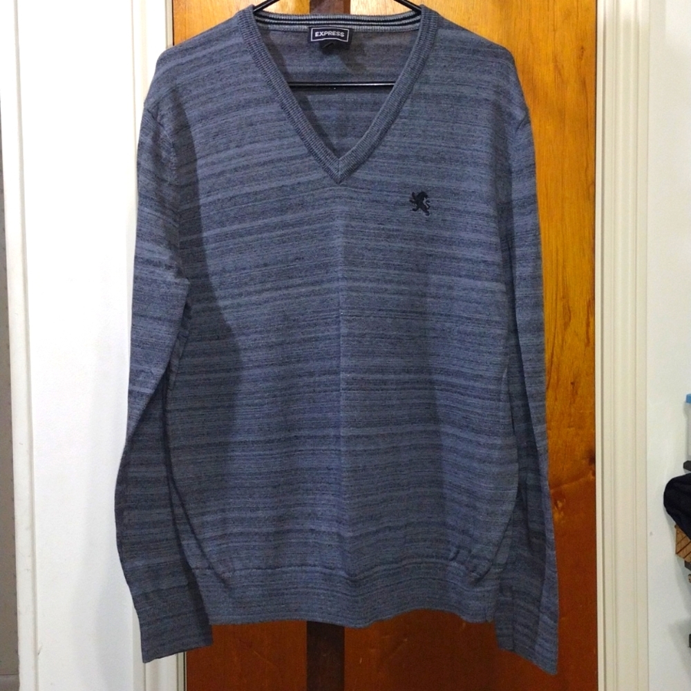 Express X-Lrg Long Sleeve V-neck Shirt